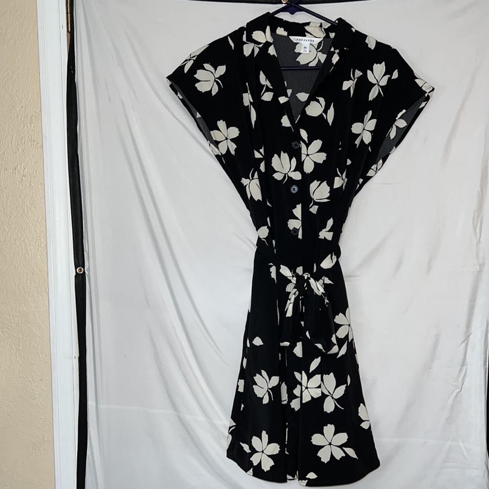 Pop sugar Black Floral dress - Picture 4 of 7